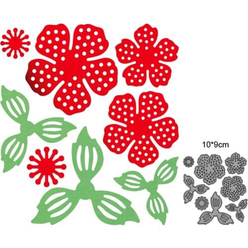 Dies Cut Metal Cutting Dies Stencils Leaves Leaf Flowers for DIY Scrapbooking Photo Album Decorative Embossing DIY Paper Cards