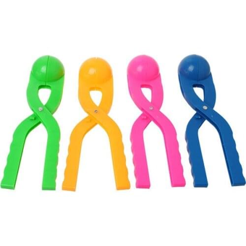 New Winter Snow Ball Maker Sand Mold Kids Toy Lightweight Compact Snowball Fight Battle Scoop Tool Clip Outdoor Games