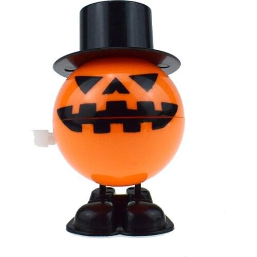 New Christmas Halloween Wind Up Jump Toys Creative Interesting Childrens Novelty Funny Amusing Clockwork Toy Gifts Pumpkin Hot