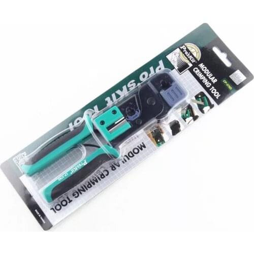 Proskit Cp-376d 6 P / 8 P Crimping Network Tongs for Hair Extension, Portable Cable Stripping Wire Crimpe pliers Free Shipping