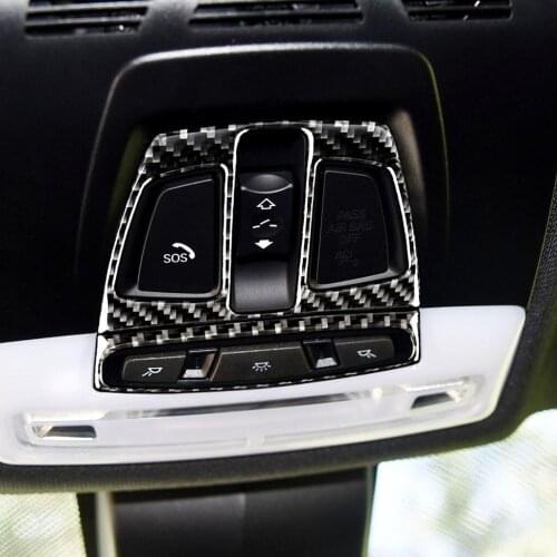 It Is Suitable For BMW 1234 Series X1x5 Universal Carbon Fiber Reading Lamp Panel Set