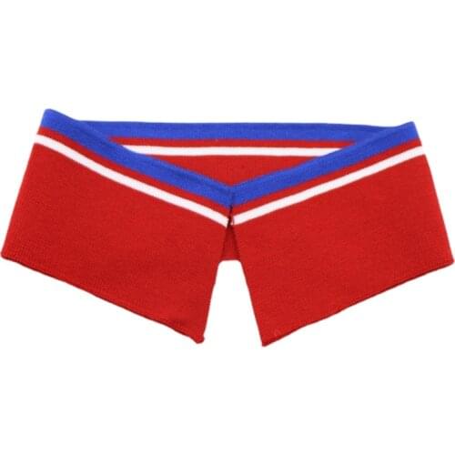 Cotton Stretch Rib Knitted Fabric Stripe POLO Shirt Flat Finished Collar Cuff Low Summer clothing Accessoriesott