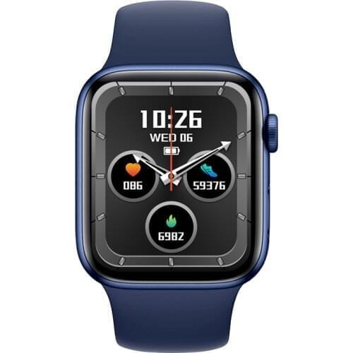 KIWITIME IWO PL6 Pro Watch 6 44mm SmartWatch 1.8 inch infinite Screen for phone Heart Rate Temperature Customize Watch Face