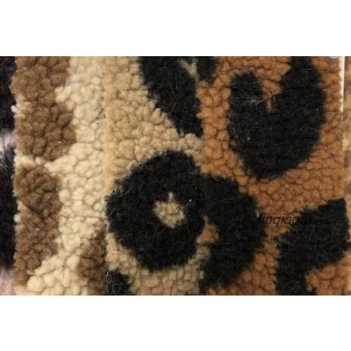 Explosive lambskin, cashmere, leopard clothing, lambskin fabric