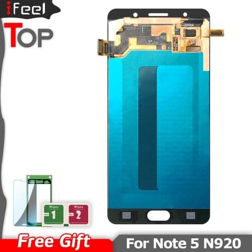 Super AMOLED LCD For Samsung Galaxy Note 5 N9200 N920T N920A N920I N920G LCD Display + Touch Screen Digitizer Assembly
