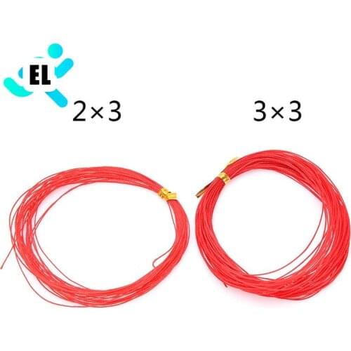 1PCS Red Fishing Line For Explosion Hook Tied Hook Diy Hardness Braided Fishing Line Anti Winding 2 Sizes