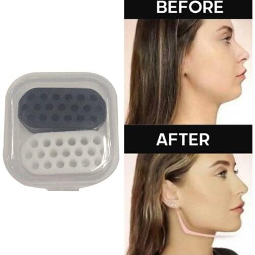 1Pc Jawline Exerciser Ball Food-Grade Silicone Facial Muscle Chewer Trainin Fitness Ball Chin Toning Jaw Exerciser Muscle Relex