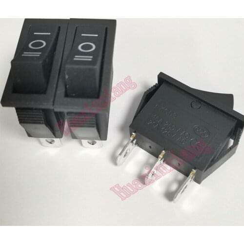 20PCS/Lot KCD3 Rocker Switch 3P 3Pin 3-Positon 16A/250V 13.5*30mm ON-OFF-ON