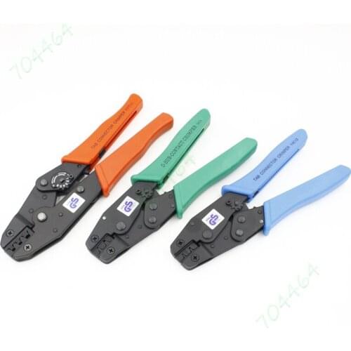 3pcs D-SUB TAB Connectors 0.5-6.0 0.08-0.8 0.1-1.0 Ratchet Crimping Tool Crimper