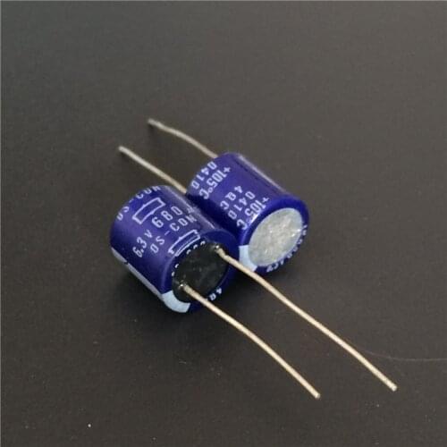 5pcs 680uF 6.3V Japan NCC OS-CON 10x10mm Low ESR 6.3V680uF Solid capacitor