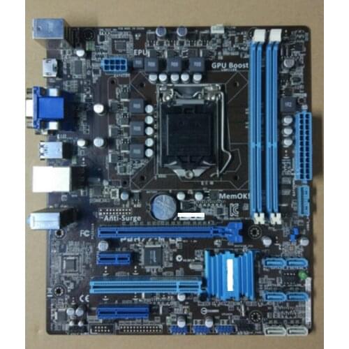 ASUS P8H77-M LE DDR3 LGA 1155 H77 Desktop Motherboard 16GB USB2.0 USB3.0 for I3 I5 I7 CPU DVI HDMI VGA motherboard