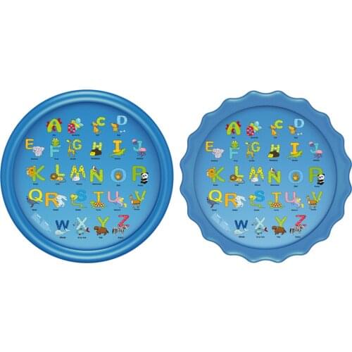 2 Types Kids Inflatable Water Spray Pad Round Water Splash Play Pool Playing Sprinkler Mat Yard Outdoor Fun Swimming Pools