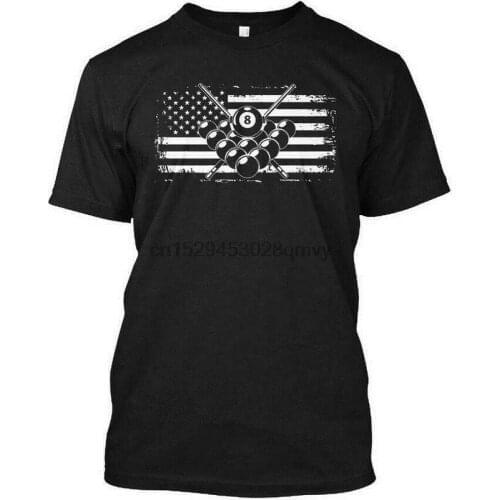 Billiards Pool American Flag - Oi Tee T-Shirt