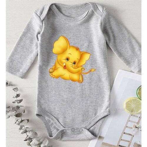 Infant Outfits Toddler Winter Romper Cotton Baby Clothes Cartoon Print One Piece Newborn Girl Boy Jumpsuit Kids' Things