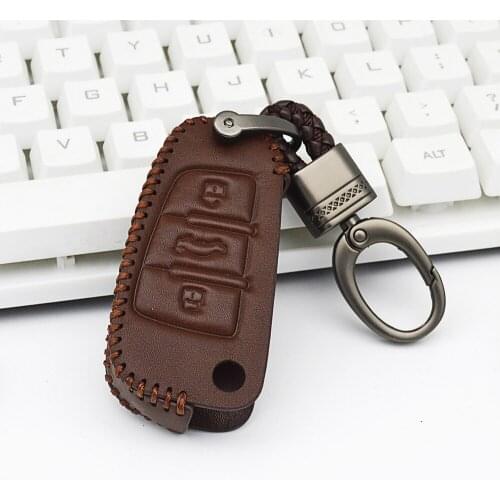 Leather Car Key Cover Case For Audi A1 S1 A3 S3 A4 A6 RST TT Q3 Q7 2005 2006 2007 2008 2009-2013 C6 A7 A8 R8 A5 C5 TT Allroad S6