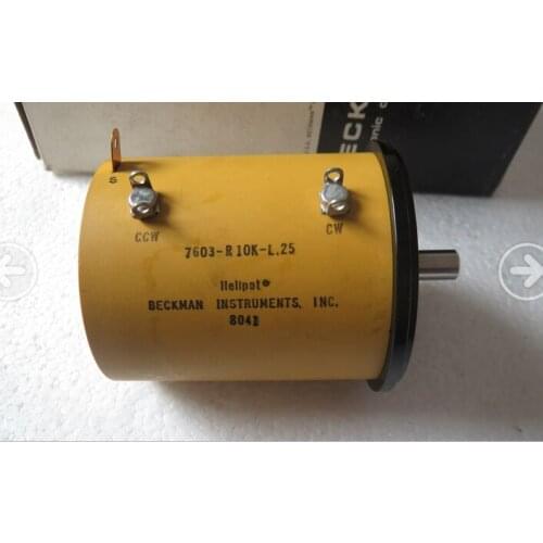 [VK] original 7603-R10K-L.25 shaft 14mm Helipot Multiturn Potentiometer 10 Circles New Original switch