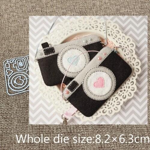 New Design Craft Metal Cutting Dies cut die lovely heart bird Camera Scrapbooking Album Paper Card Craft Embossing Die Cuts