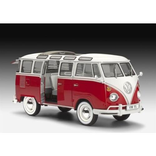 Revell plastic assembly car model 1/24 scale VW T1 samba van bus adult collection DIY assembly kit 07399
