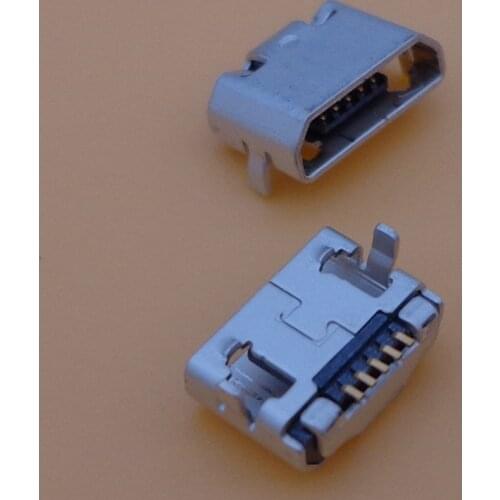50pcs Micro USB Connector plug FOR HTC G13 A510E Meizu MX3 Meizu MX4 end of the data interface tail charging jack plug socket