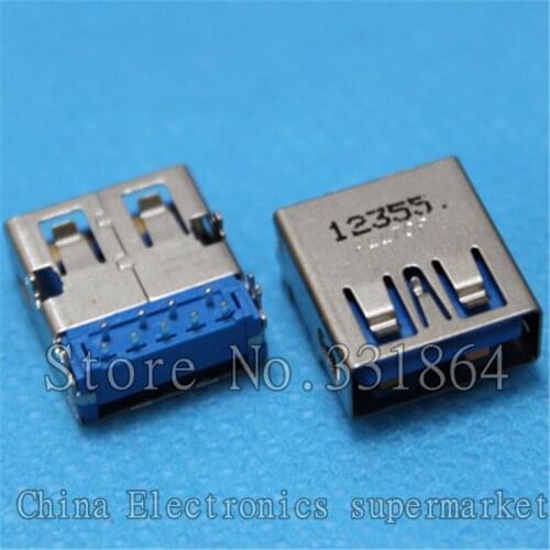10pcs New USB jack 3.0 Female FOR Toshiba L850D L855D sockt connector