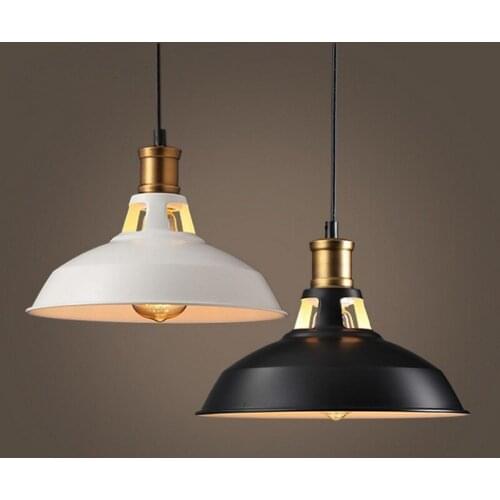 Retro restaurant pot cover single head loft wrought iron industrial style coffee shop clothing store Pendant Lights WF1016