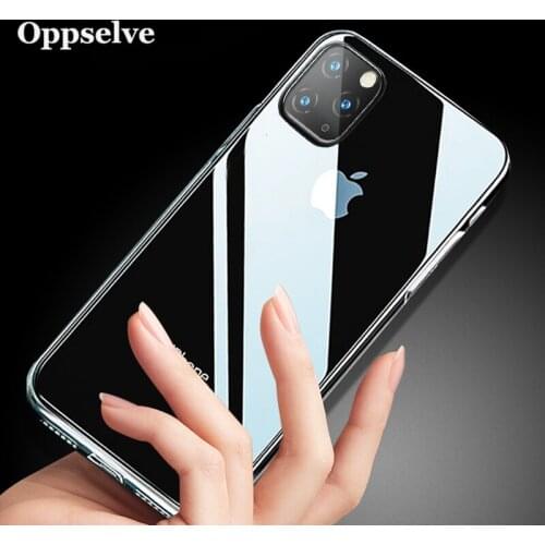 Luxury Transparent Tempered Glass Slim Soft Edge Phone Case Clear Protective Cover For iPhone 12 11 Pro Max Safety Back Capa