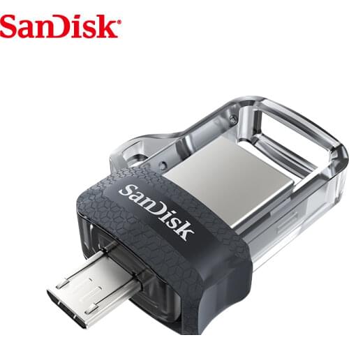 Sandisk OTG Micro USB Flash Drive Dual Drive Memoria Usb USB 3.0 DD3 U Disk Pendrive 32GB Memory Stick For Phone Tablet PC