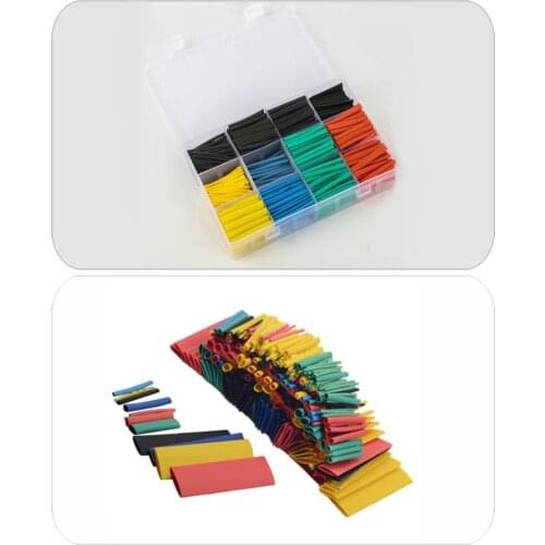 Polyolefin Shrinking Assorted Heat Shrink Tube Wire Cable Insulated Sleeving Tubing Set High temperature Flame retardant