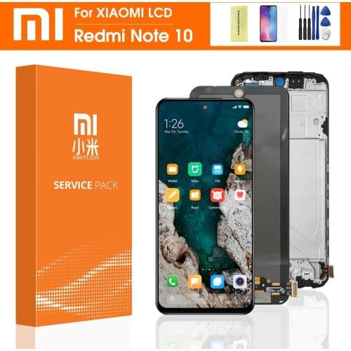 6.43" Original For Xiaomi Redmi Note 10 4G LCD Display Touch Screen Digitizer Assembly Replace for Note10 M2101K7AI M2101K7AG