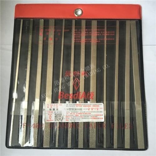 12 pieces/pack Assorted 180mm Best Quality Diamond Taper Files CF-400 Die Sinkers' Needle Files