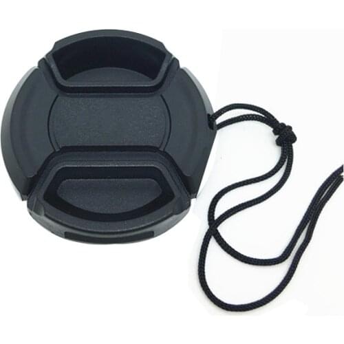 30pcs/lot 37mm center pinch Snap-on cap cover logo for olympus Lens