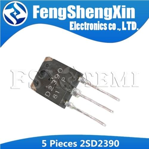5PCS 2SD2390 TO-3P D2390 TO3P Darlington sound tube