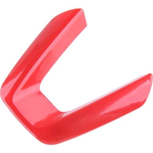 Red ABS Car Interior Steering Wheel Bottom Frame Cover Trim Fit For Mazda CX-5 2017 2018 2019 2020 Accessories