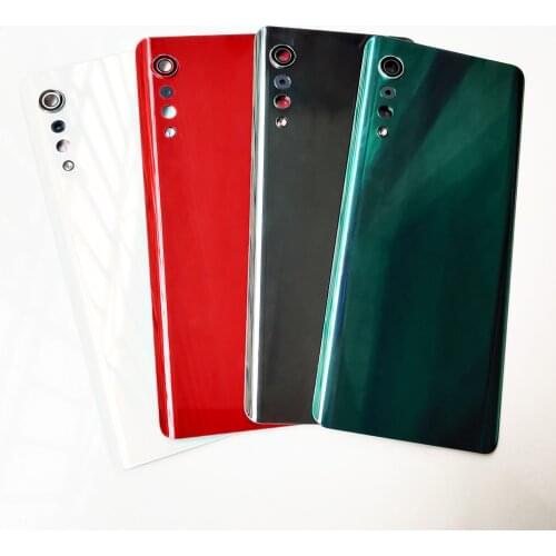 LM-G900N Original Back Glass Rear Housing Cover For LG Velvet 5G Back Door Replacement Hard Battery Case
