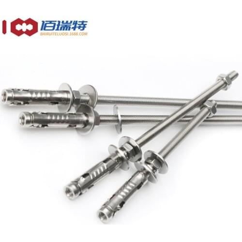 [M6M8M10M12] 304stainless steel lengthening expansion screw super long ceiling expansion bolt
