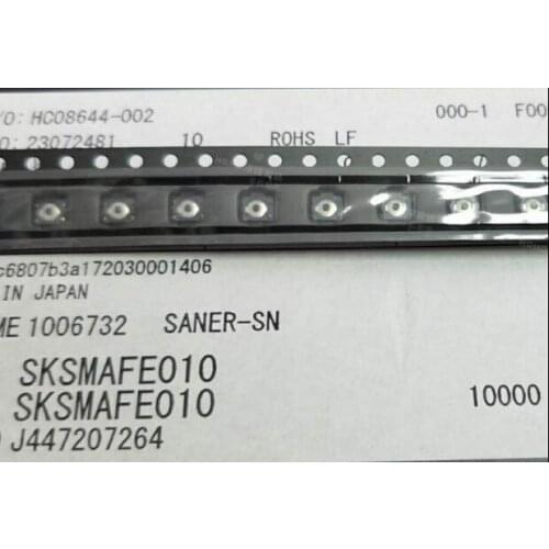 Original new 100% Japan import SKSMAFE010 SKSMAAE010 3.4*2.9*0.7 SMD 4pin film touch switch