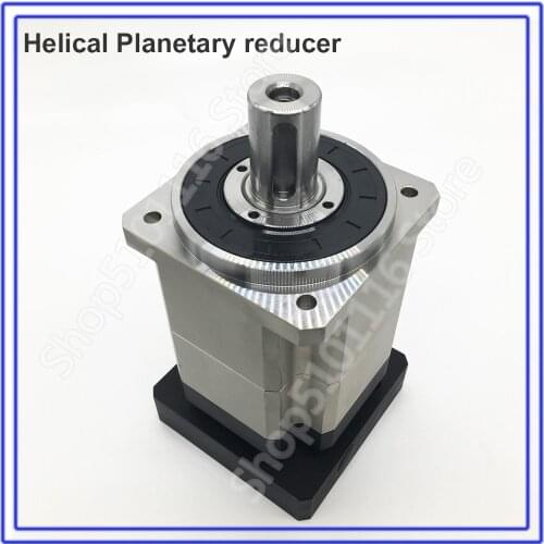Planetary Gearbox 7 :1 Helical Gear Reducer 3Arcmin 22mm Input for NEMA52 120mm 130mm 1KW 2KW 3KW AC Servo Motor Robot CNC