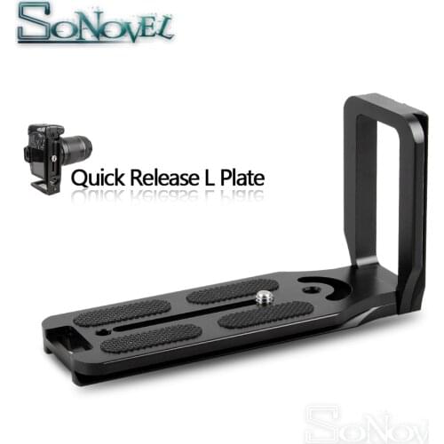 Extended version Quick Release L Plate Bracket Grip For Canon Nikon Pentax Sony Olympus Fuji Panasonic Cameras Tripod Monopods
