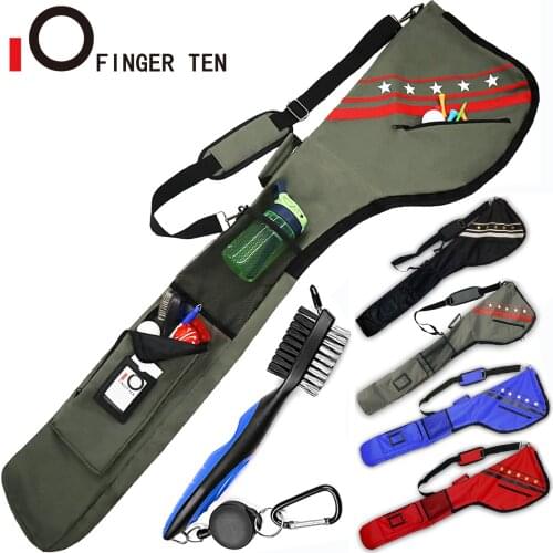 Waterproof Golf Bag Cover with Brush for 7-10 Clubs Rain Lightweight Bags Training Accessories Men Women Golfer Drop Shipping