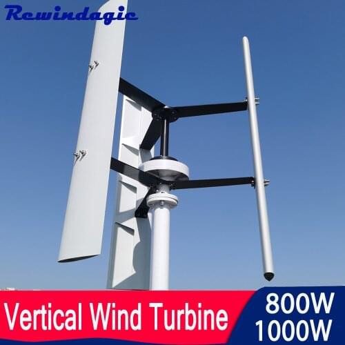 1000W 800W 600W Vertical Wind Turbine Generator 12V 24V 48V Axis Maglev Generator With MPPT Controller for Homeuse Free Energy