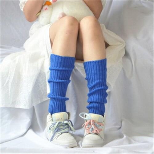 1 Pair JK Girl Loose Socks Leg Warmers Hosiery Candy Color Lolita Cosplay Women Slouch Socks