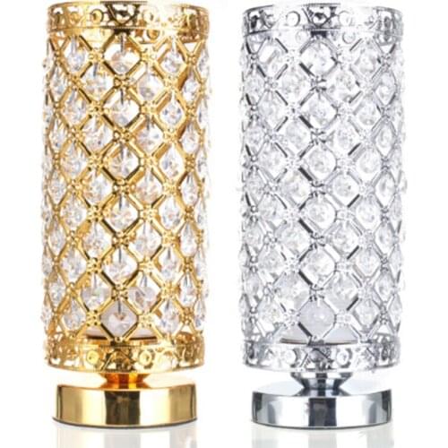 11x28cm Free Shipping Crystal Table Lamp Led Night Lamp for Bedroom Night Lights E27 220V 110V EU Plug Bedside Lamp Home Decor