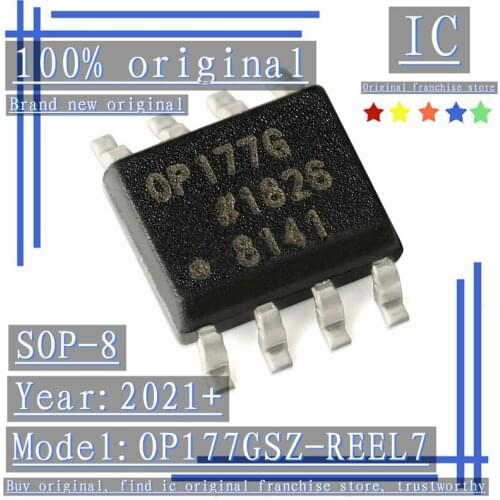2021+ 100% Brand new original 2PCS-10PCS OP177GSZ-REEL7 SOP-8 Precision Operational Amplifier