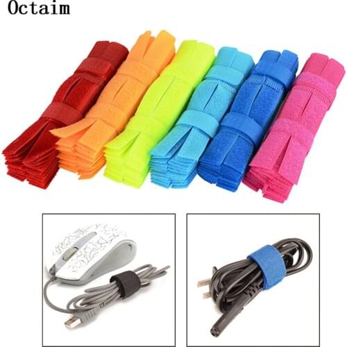 50pcs/5*10 Cable winder Cable Organizer Management Colored Charger Winder Holder Cord Management Protector Earphone Accessorie