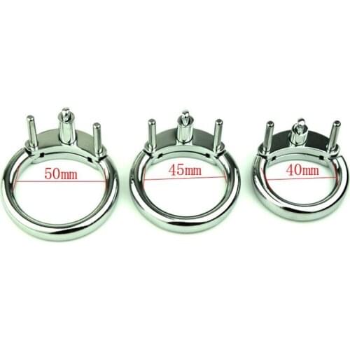 Stainless Steel Glans Penis Ring Male Chastity Belt Accessories Cock Cage Metal Cock Ring Delay Ejaculation Sex Products For Men