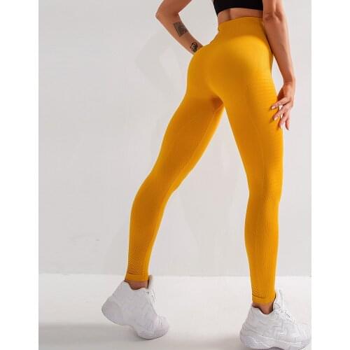 LAISIYI Energy Seamless Leggings Women Fitness Running Gym Pant High Waist Tummy Control Push Up Fitness Leggings Sport Wear