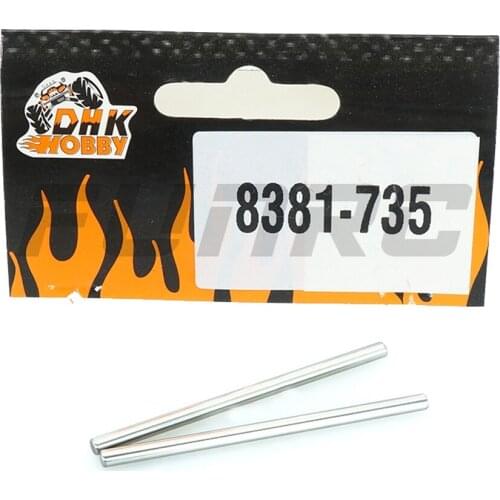 RC Car Parts DHK Hobby 8381-735 Swing Arm Bolt 2pcs inner hinge pins 3*55mm 8381 8383 8384 8382 1/10 Remote Control Model Cars