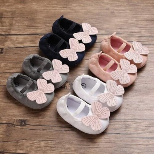 Hot sale Toddlers Baby Canvas shoes moccasins Soft bottom First walkers Anti-slip Baby shoes