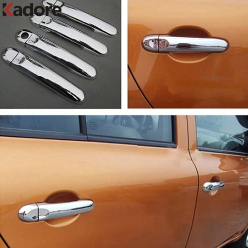 For Nissan Versa TIIDA LATIO CUBE JUKE 2nd Ge 2011-2015 Door Handle Cover Trim ABS Chrome Car Styling Accessories