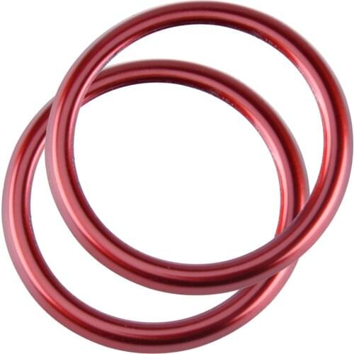 DWCX 2pcs Red Car Front Door Speaker Cover Trim Decoration Fit for Toyota Corolla 2016 2017 2018